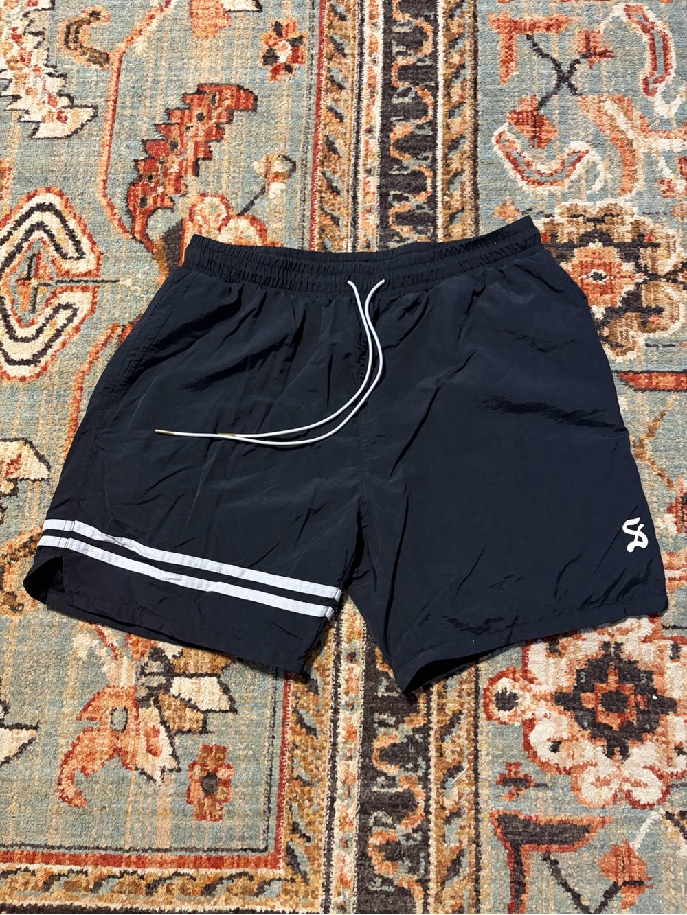 Saint Morta Men’s Streetwear Swim / Board Shorts Black Size M